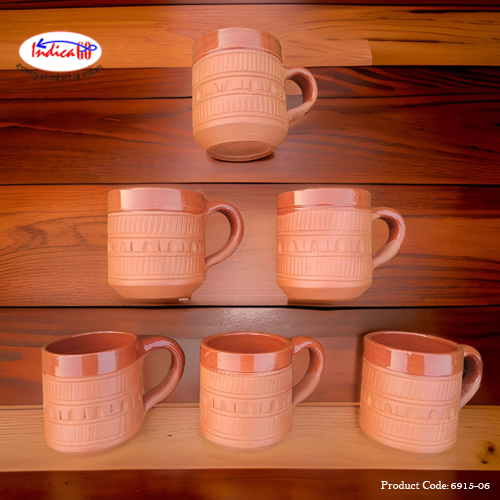 Terracotta Tea Cup Set of 4