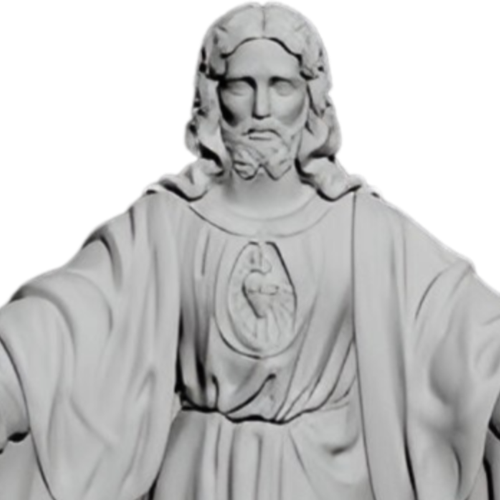 3D Miniature Statue of Jesus