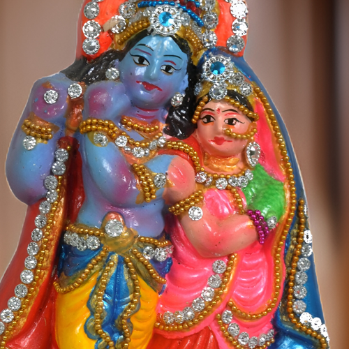 Simonart And Printing radha krishna idol