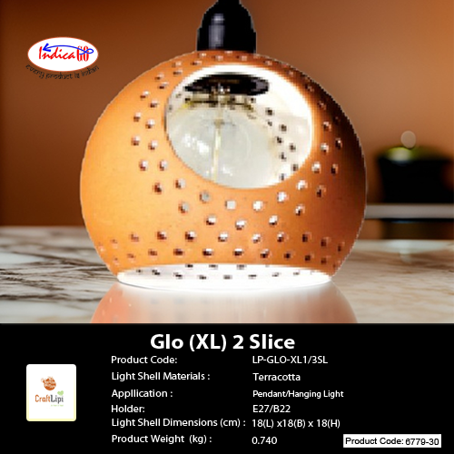 GLO XL 3 Slice Ceiling Light
