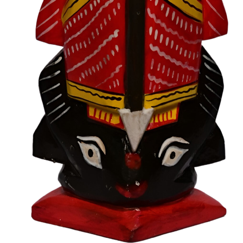 Wooden Maa Durga Idol