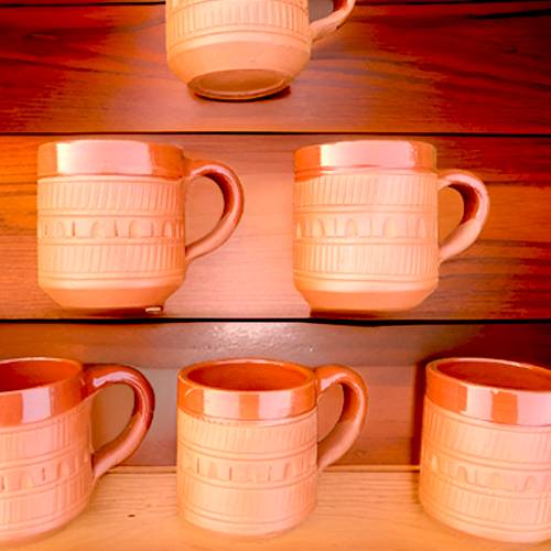 Terracotta Tea Cup Set of 4