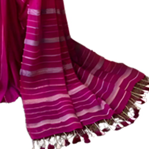 Premium quality khesh saree with blouse piece