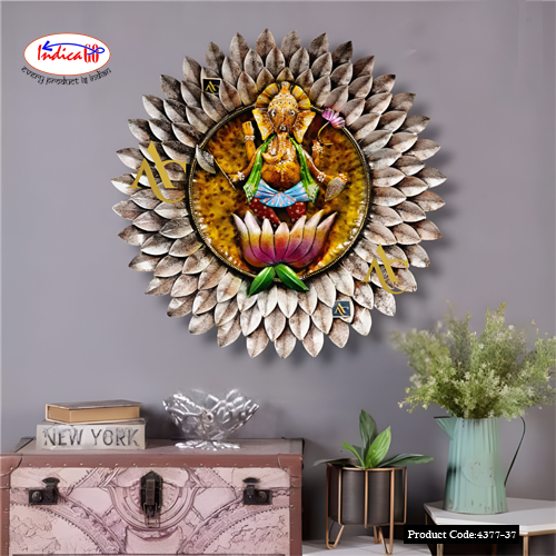 New Trendy Leaf Wall Art with Ganesh Ji Home Decor for your home corner