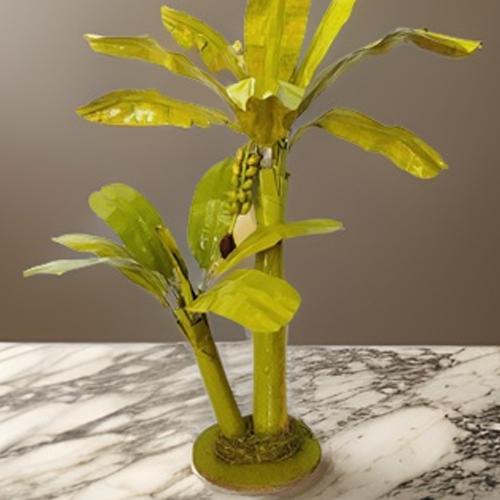 Artificial banana tree