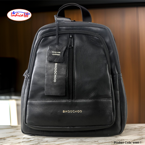 Medium Leather Backpack