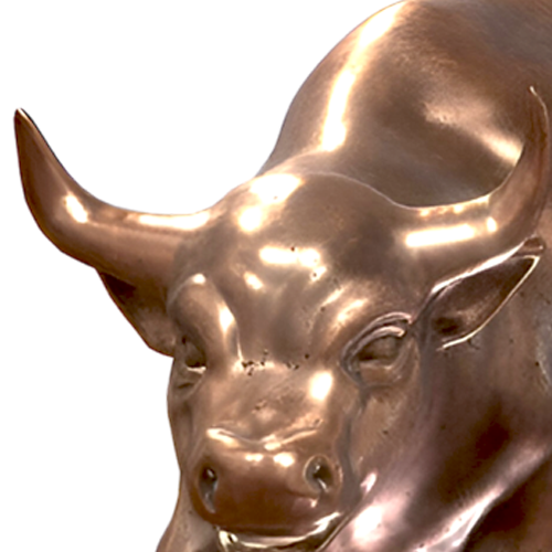 3D Miniature Statue of Charging Bull 12 inches